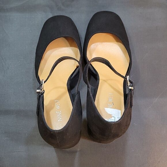 BRAND NEW NINE WEST WOMEN’S CHUNKY HEEL PLATFORM SHOE - Picture 7 of 16